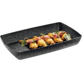 Artikelbild für APS »Frostfire« GN-Schale, 1/1, Inhalt: 9,00 Liter, Höhe: 75 mm, schwarz/silber