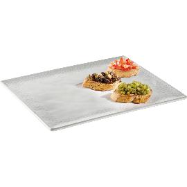 Artikelbild für APS »Footmark« GN-Tablett, 1/2, Länge: 325 mm, Breite: 265 mm, weiß/grau