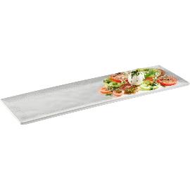 Artikelbild für APS »Footmark« GN-Tablett, 2/4, Länge: 530 mm, Breite: 162 mm, weiß/grau