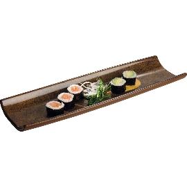 Artikelbild für APS »Umi« Tablett/Sushiboard, Höhe: 30 mm, Länge: 410 mm, Breite: 130 mm, braun