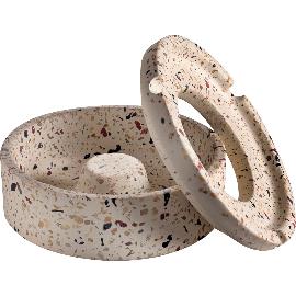 Artikelbild für APS »Terrazzo« Windaschenbecher, Höhe: 50 mm, ø: 105 mm