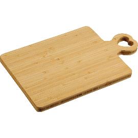 Artikelbild für KESPER Schneidbrett mit Griff, Herz, Bambus, Länge: 360 mm, Breite: 220 mm