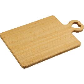 Artikelbild für KESPER Schneidbrett mit Griff, Herz, Bambus, Länge: 460 mm, Breite: 280 mm