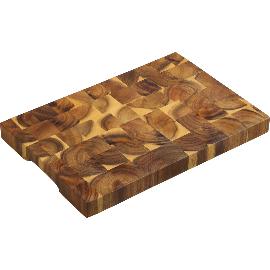 Artikelbild für KESPER Tranchierbrett Akazie, Stirnholz, Länge: 360 mm, Breite: 240 mm
