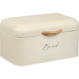 Artikelbild für KESPER Brotkasten weiß, mit Spruch, Metall
