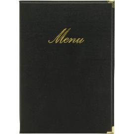 Artikelbild für SECURIT »Classic Range« Menükarte, inkl. 4xA4 Einlage, A4, schwarz