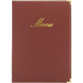 Artikelbild für SECURIT »Classic Range« Menükarte, inkl. 4xA4 Einlage, A4, weinrot
