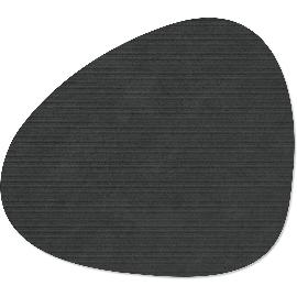 Artikelbild für LINDDNA »Corduroy« Tischmatte Curve L Black, Länge: 370 mm, Breite: 440 mm