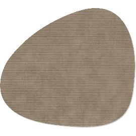Artikelbild für LINDDNA »Corduroy« Tischmatte Curve L Nomad Grey, Länge: 370 mm, Breite: 440 mm