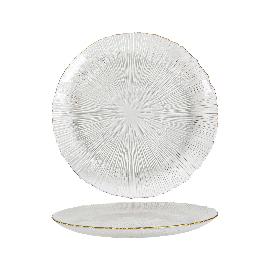 Artikelbild für Teller flach, Glas, Goldrand, Höhe: 20 mm, ø: 260 mm