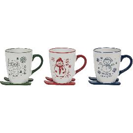 Artikelbild für Becher mit Schi, sortiert, Inhalt: 0,33 Liter, Höhe: 107 mm, ø: 84 mm