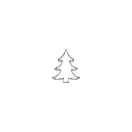 Artikelbild für Ausstecher »Christbaum« Edelstahl, Länge: 82 mm, Breite: 110 mm