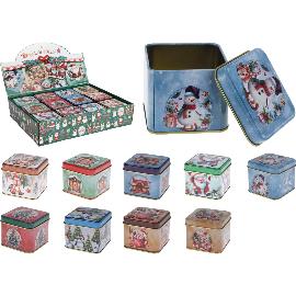 Artikelbild für Gebäckdose Mini Weihnachten, sortiert