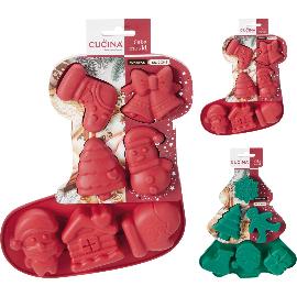 Artikelbild für Backform Weihnachten Silikon, sortiert