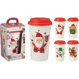 Artikelbild für Becher mit Deckel, Weihnachten sortiert