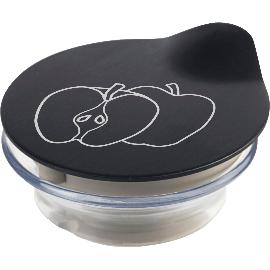 Artikelbild für FRILICH »Carafine« Laserbeschriftung für Deckel schwarz, Motiv "Apfel"