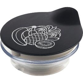 Artikelbild für FRILICH »Carafine« Laserbeschriftung für Deckel schwarz, Motiv "Multivitamin"