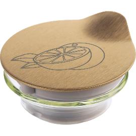 Artikelbild für FRILICH »Carafine« Laserbeschriftung für Deckel gold, Motiv "Orange"