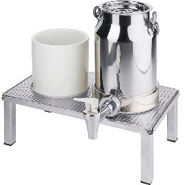 Artikelbild für FRILICH »RAISER« Milchstation mit Edelstahlkanne und Porzellanbecher