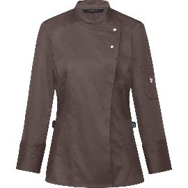 Artikelbild für GREIFF Damen Kochjacke mit Jersey-Rücken, taupe