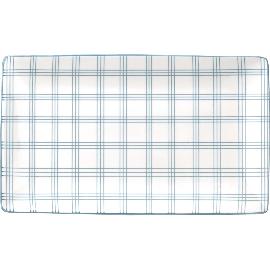 Artikelbild für TOGNANA Teller flach, Höhe: 30 mm, Länge: 275 mm, Breite: 165 mm, blau