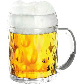 Artikelbild für Bierkrug SAN-Kunststoff, Inhalt: 0,60 Liter, Höhe: 156 mm, ø: 83 mm
