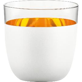 Artikelbild für EISCH »Cosmo« Trinkglas, Inhalt: 0,39 Liter, Höhe: 91 mm, gold/weiß