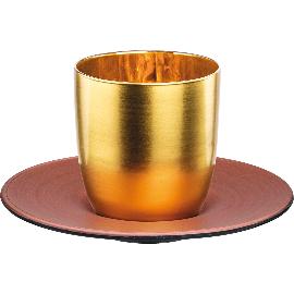 Artikelbild für EISCH »Cosmo Collect« Espresso-Obere mit Untere, gold/kupfer