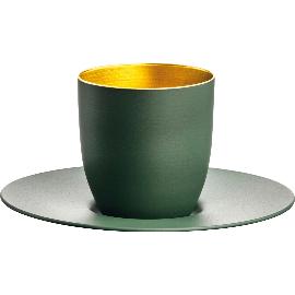 Artikelbild für EISCH »Cosmo Collect« Espresso-Obere mit Untere, gold/grün