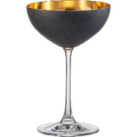 Artikelbild für EISCH »Cosmo« Cocktailschale, Inhalt: 0,25 Liter, Höhe: 170 mm, gold/schwarz