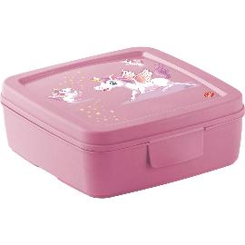 Artikelbild für Jausenbox, Inhalt: 0,5 Liter, Höhe: 55 mm, Länge: 145 mm, Einhorn