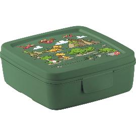 Artikelbild für Jausenbox, Inhalt: 0,5 Liter, Höhe: 55 mm, Länge: 145 mm, Breite: 145 mm, Dino