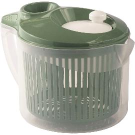 Artikelbild für Salatschleuder mit Ausguss, Inhalt: 3 Liter, Höhe: 190 mm olivengrün
