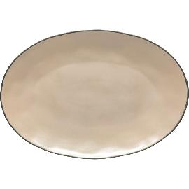 Artikelbild für COSTA NOVA »Stacked Organic« Platte oval, Länge: 450 mm, cremini