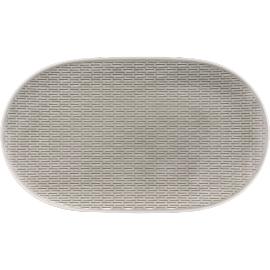 Artikelbild für BAUSCHER »Scope« Platte oval, coup, Struktur, grey, Höhe: 19 mm, Länge: 231 mm