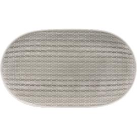 Artikelbild für BAUSCHER »Scope« Platte oval, coup, Struktur, grey, Höhe: 25 mm, Länge: 325 mm