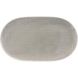 Artikelbild für BAUSCHER »Scope« Platte oval, coup, Struktur, grey, Höhe: 25 mm, Länge: 373 mm