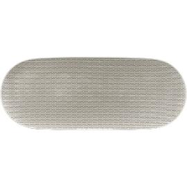 Artikelbild für BAUSCHER »Scope« Platte oval, coup, Struktur, grey, Höhe: 23 mm, Länge: 462 mm