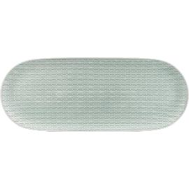 Artikelbild für BAUSCHER »Scope« Platte oval, coup, Struktur, sea, Höhe: 23 mm, Länge: 462 mm