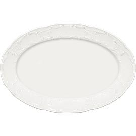 Artikelbild für BAUSCHER »Mozart« Platte oval, Fahne, Höhe: 33 mm, Länge: 316 mm, Breite: 210 mm