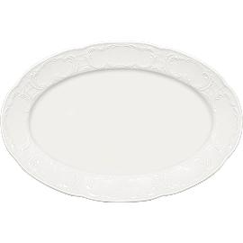 Artikelbild für BAUSCHER »Mozart« Platte oval, Fahne, Höhe: 37 mm, Länge: 360 mm, Breite: 241 mm