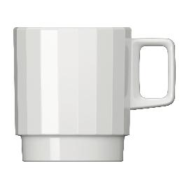 Artikelbild für BAUSCHER »Edge« Kaffee-Obere, Inhalt: 0,3 Liter, Höhe: 93 mm, ø: 78 mm, weiß