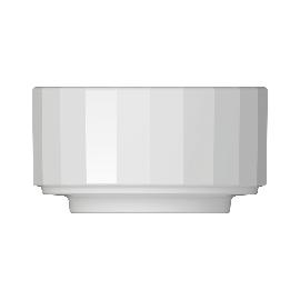 Artikelbild für BAUSCHER »Edge« Schale rund, Inhalt: 0,3 Liter, Höhe: 54 mm, ø: 102 mm, weiß