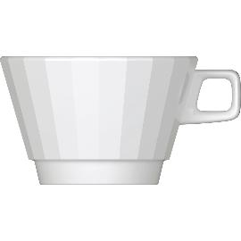 Artikelbild für BAUSCHER »Edge« Kaffee-Obere, Inhalt: 0,26 Liter, Höhe: 58 mm, ø: 101 mm, weiß