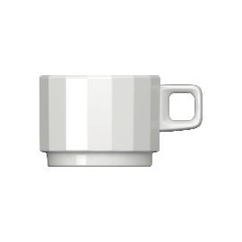 Artikelbild für BAUSCHER »Edge« Espresso-Obere, Inhalt: 0,09 Liter, Höhe: 48 mm, ø: 64 mm, weiß