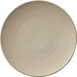 Artikelbild für HEART & SOUL »Pine« Teller flach, rund, coup, Relief, ø: 240 mm, almond