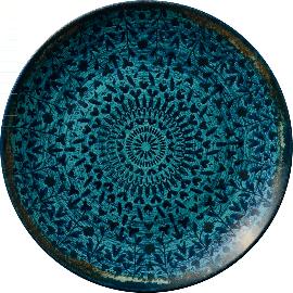 Artikelbild für HEART & SOUL »Mirage« Teller flach, rund, coup, ø: 330 mm, indigo