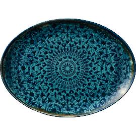 Artikelbild für HEART & SOUL »Mirage« Platte oval, coup, Länge: 320 mm, Breite: 235 mm, indigo