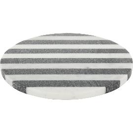Artikelbild für PLAYGROUND »Marble« Teller flach, rund, ø: 220 mm, white/black