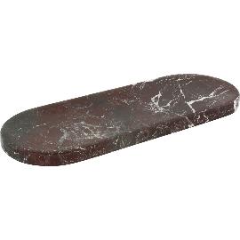 Artikelbild für PLAYGROUND »Marble« Platte oval, Länge: 320 mm, Breite: 120 mm, red